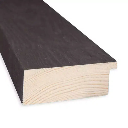 Specchio da parete in legno nero Beveled Bridge 42" x 30" - Amanti Art: Rettangolare moderno, Nessun assemblaggio richiesto