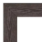 Specchio da parete in legno nero Beveled Bridge 42" x 30" - Amanti Art: Rettangolare moderno, Nessun assemblaggio richiesto