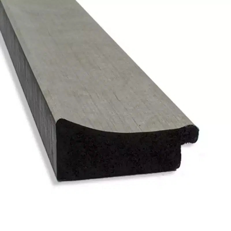 Specchio da Porta Intero Stretto Argento Waveline Non Smussato 48,26 cm x 134,62 cm - Amanti Art