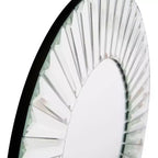 Specchio da Parete Rettangolare Apollo Howard Elliott 60"x20", Nero Opaco