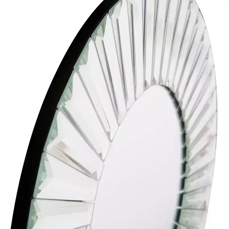 Specchio da Parete Rettangolare Apollo Howard Elliott 60"x20", Nero Opaco