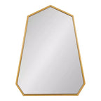 Specchio da parete incorniciato Hammell 23" x 30" color oro - Kate & Laurel All Things Decor
