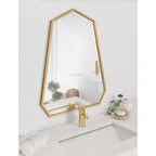 Specchio da parete incorniciato Hammell 23" x 30" color oro - Kate & Laurel All Things Decor