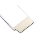 Specchio da parete per bagno in legno Corvino non smussato 31" x 31" bianco - Amanti Art: Design quadrato moderno, include hardware di montaggio