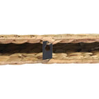 Mensola da Parete in Giacinto d'Acqua Intrecciata a Mano da 23,5" Marrone - Storied Home