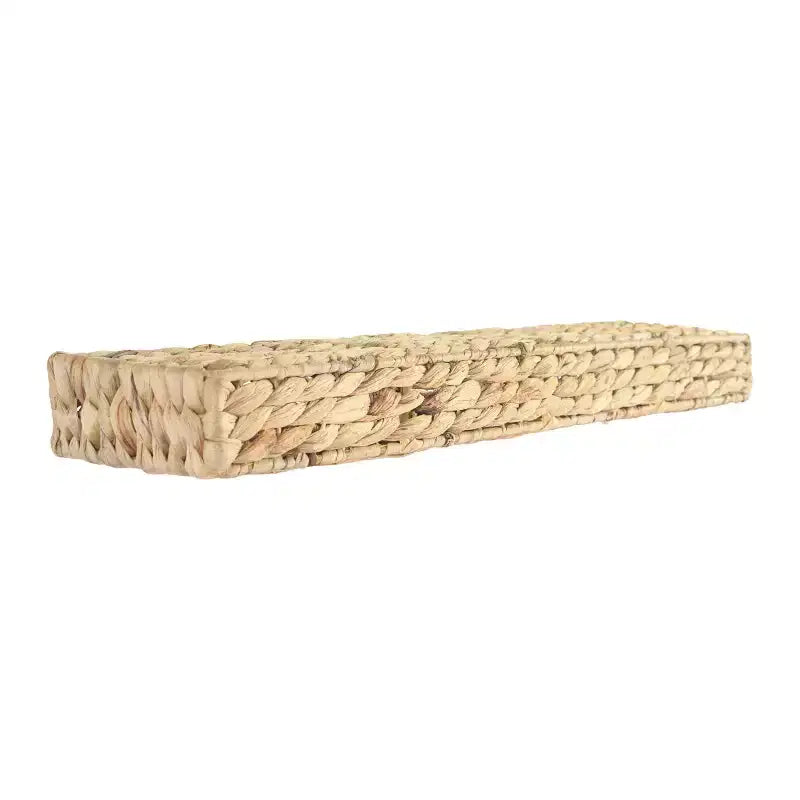 Mensola da Parete in Giacinto d'Acqua Intrecciata a Mano da 23,5" Marrone - Storied Home