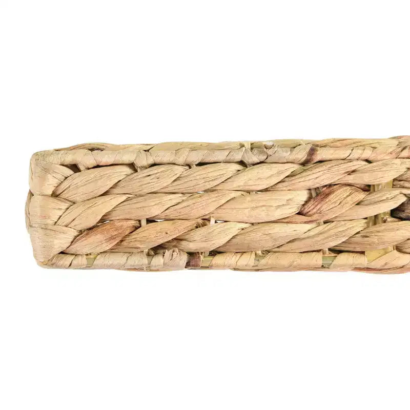 Mensola da Parete in Giacinto d'Acqua Intrecciata a Mano da 23,5" Marrone - Storied Home