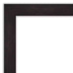 Specchio da parete per bagno non smussato da 34" x 28" Marrone Espresso - Amanti Art: specchio rettangolare moderno per mobile, a parete