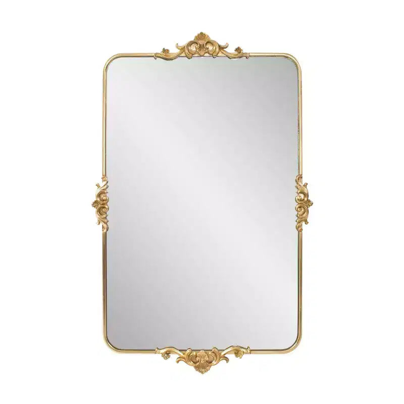 Howard Elliott 26"x40" Wanstead Park Gold Gilded Rectangular Vanity Mirror