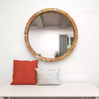 Specchio da Parete Vintage Marrone - Olivia & May