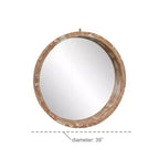 Specchio da Parete Vintage Marrone - Olivia & May
