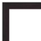 Specchio da parete marrone espresso 42" x 31", rettangolare moderno - Amanti Art: hardware di montaggio incluso