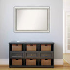 Specchio da parete argento per salone non smussato 41" x 29" - Amanti Art