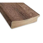 Specchio da porta 20" x 54" in legno marrone con gufo non smussato - Amanti Art