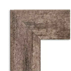 Specchio da porta 20" x 54" in legno marrone con gufo non smussato - Amanti Art