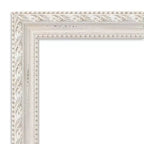 Specchio da parete in legno Opera 24"x30", rettangolare moderno, nessun montaggio - Amanti Art