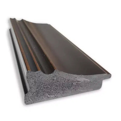Specchio da parete per bagno Amanti Art Trio, 43" x 32", senza smussatura, finitura bronzo anticato: rettangolare, cornice in polistirene, montato a parete