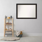 Specchio da parete per bagno Amanti Art Trio, 43" x 32", senza smussatura, finitura bronzo anticato: rettangolare, cornice in polistirene, montato a parete
