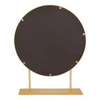 Specchio da parete rotondo Rouen 18" x 22" oro - Kate & Laurel All Things Decor: Autoportante, cornice in metallo, arredamento moderno