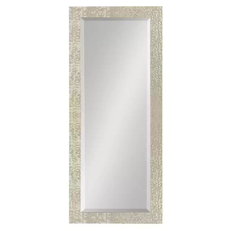 Specchio decorativo da parete incorniciato Coolidge smussato 18" x 50" dorato - Kate & Laurel All Things Decor: finitura champagne, testurizzato