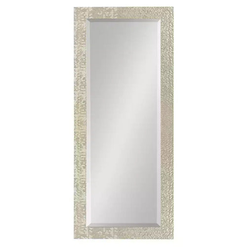 Specchio decorativo da parete incorniciato Coolidge smussato 18" x 50" dorato - Kate & Laurel All Things Decor: finitura champagne, testurizzato
