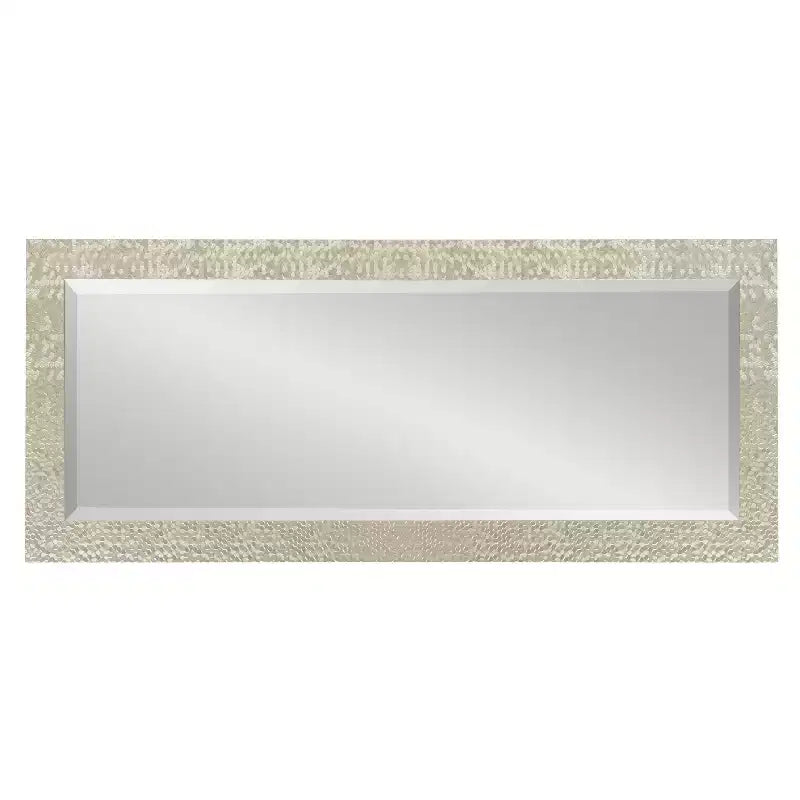 Specchio decorativo da parete incorniciato Coolidge smussato 18" x 50" dorato - Kate & Laurel All Things Decor: finitura champagne, testurizzato