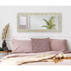 Specchio decorativo da parete incorniciato Coolidge smussato 18" x 50" dorato - Kate & Laurel All Things Decor: finitura champagne, testurizzato