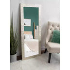Specchio decorativo da parete incorniciato Coolidge smussato 18" x 50" dorato - Kate & Laurel All Things Decor: finitura champagne, testurizzato
