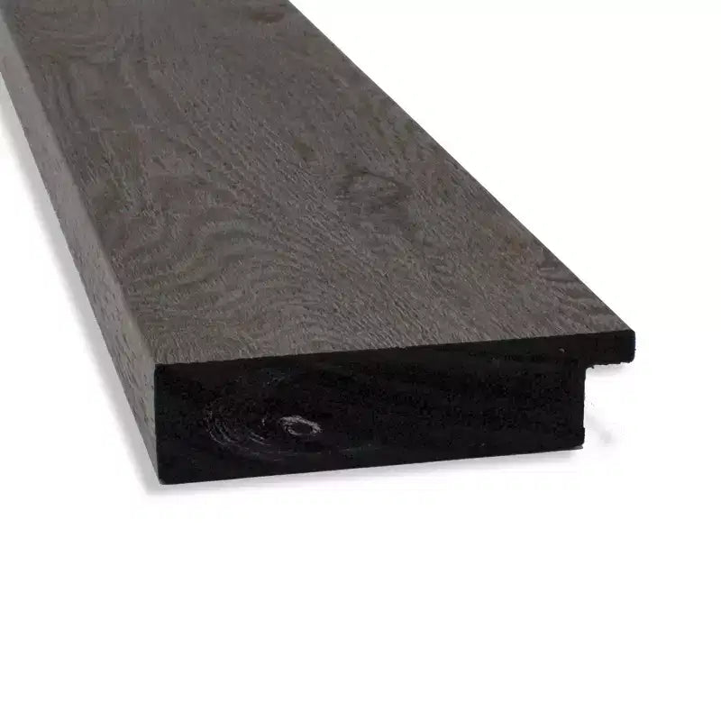 Specchio da parete per bagno Amanti Art con assi rustiche grigie, senza smussatura, 61 x 76 cm: Rettangolare, cornice in polistirene, montaggio a parete