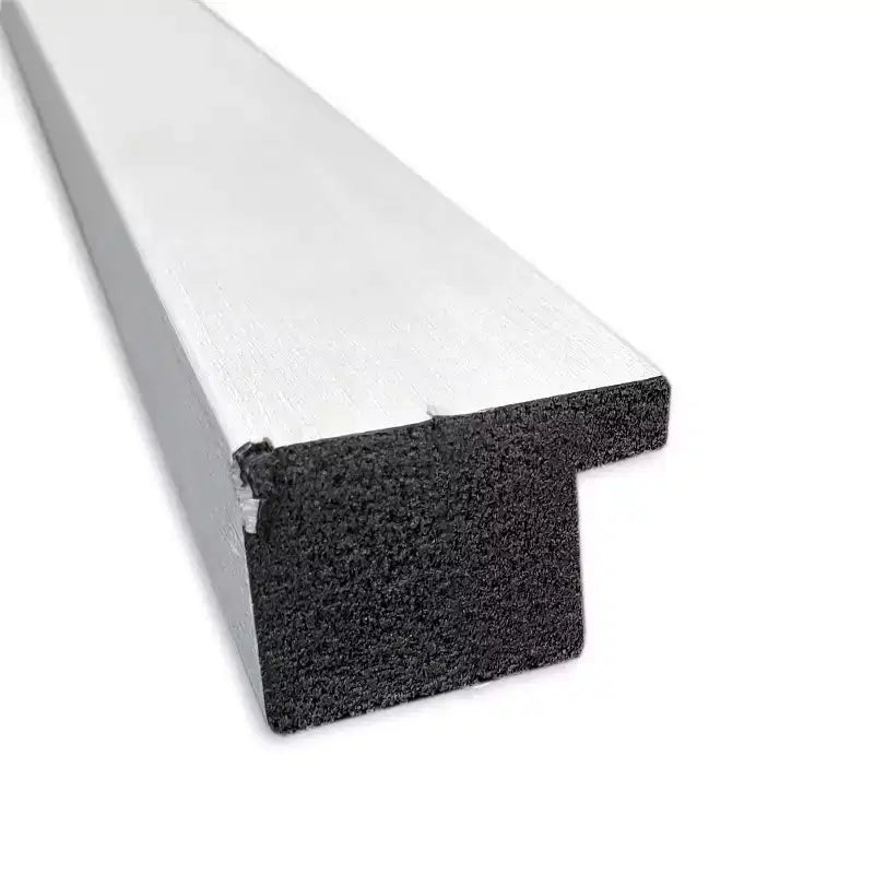 Specchio da Parete per Bagno Stretto Grace 20" x 26" Non Smussato Nichel Spazzolato - Amanti Art: Cornice in Polistirene, Montaggio a Parete