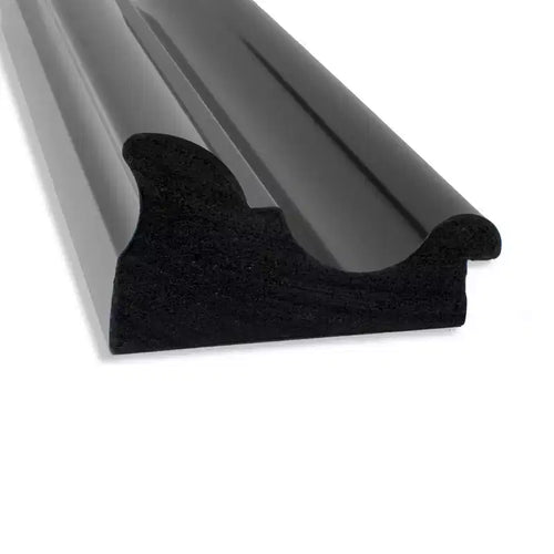 Specchio da parete nero coloniale non bisellato 44" x 33" - Amanti Art: Rettangolare moderno, hardware di montaggio incluso