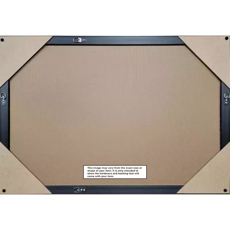 20"x26" Specchio da parete non smussato Morgan in legno per bagno Bianco/Blu - Amanti Art: Stile moderno, cornice in legno, a parete