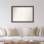 Specchio da Parete Stretto Amanti Art Wildwood Marrone Non Smussato 41" x 30"