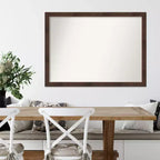 Specchio da Parete Stretto Amanti Art Wildwood Marrone Non Smussato 41" x 30"