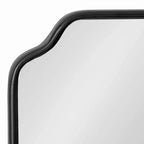 Specchio da parete con cornice Plumley Kate & Laurel All Things Decor, 18"x48", nero