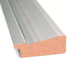 Specchio da parete senza smussatura in legno sottile Romano Silver da 40" x 28" per bagno - Amanti Art: Rettangolare moderno, a parete