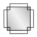 Howard Elliott 31"x23" Full Length Frameless Wall Mirror Whitby Collection: Modern Decor, 60" High, Wall Mount