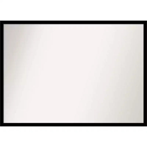 40" x 29" Non-Beveled Bathroom Wall Mirror Jet Black - Amanti Art: Rectangle, Polystyrene Frame, Wall Mounted