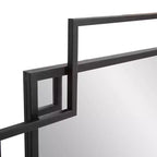 Specchio da parete Howard Elliott 43"x26" Contessa Open Work con cornice: forma moderna e originale, nessun assemblaggio, cornice in vetro
