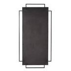 Specchio da parete Howard Elliott 43"x26" Contessa Open Work con cornice: forma moderna e originale, nessun assemblaggio, cornice in vetro