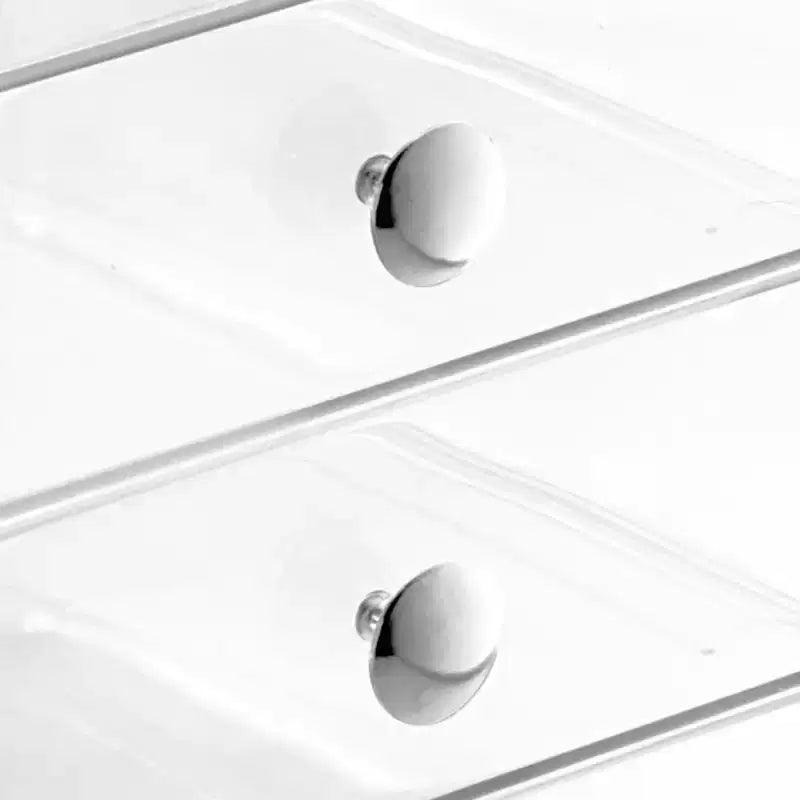 iDESIGN Original Cassettiera a Tre Cassetti Trasparente