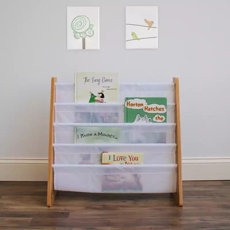 Humble Crew Journey Scaffale a 4 Ripiani a L per Bambini Bianco/Naturale