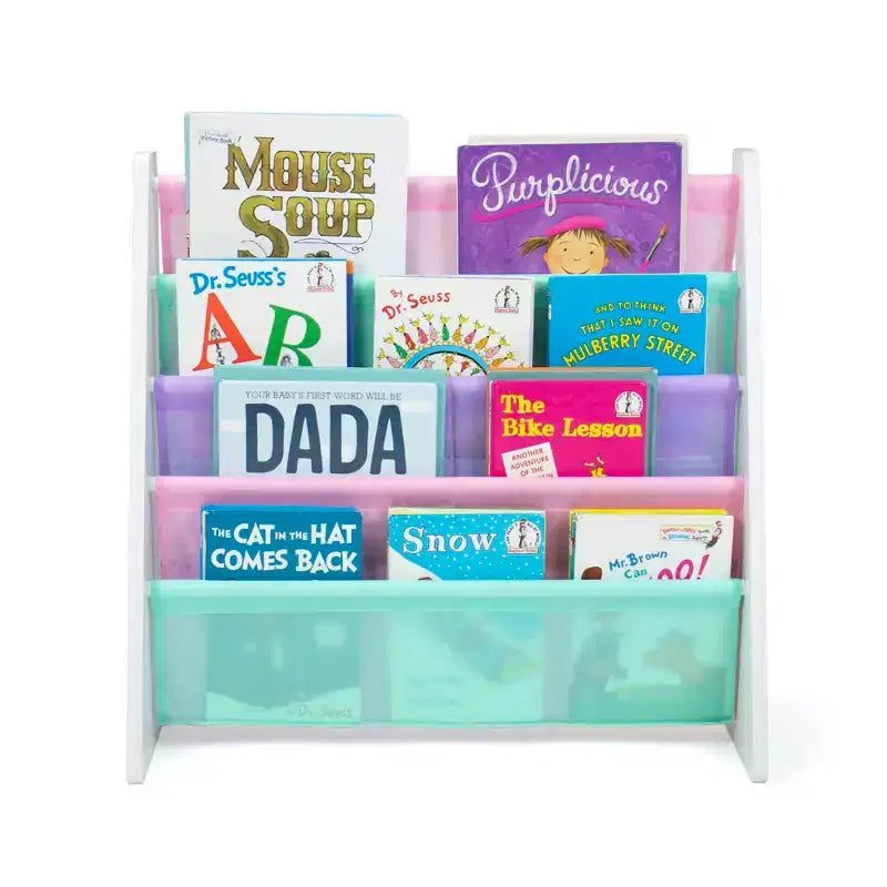 Libreria per bambini a 4 ripiani Holland White/Fresh Pastel – Humble Crew: Libreria piccola per cameretta, MDF