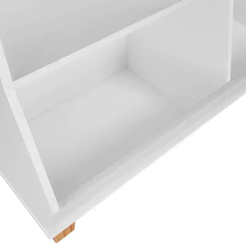 RiverRidge Kids' Organizer per giocattoli CatchAll da 35" con contenitori e scaffali portagiochi, bianco