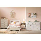 Set letto per bambini Lyara bianco lavato - South Shore