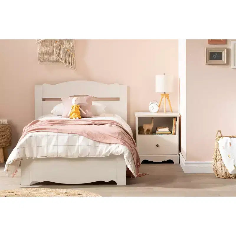 Set letto per bambini Lyara bianco lavato - South Shore