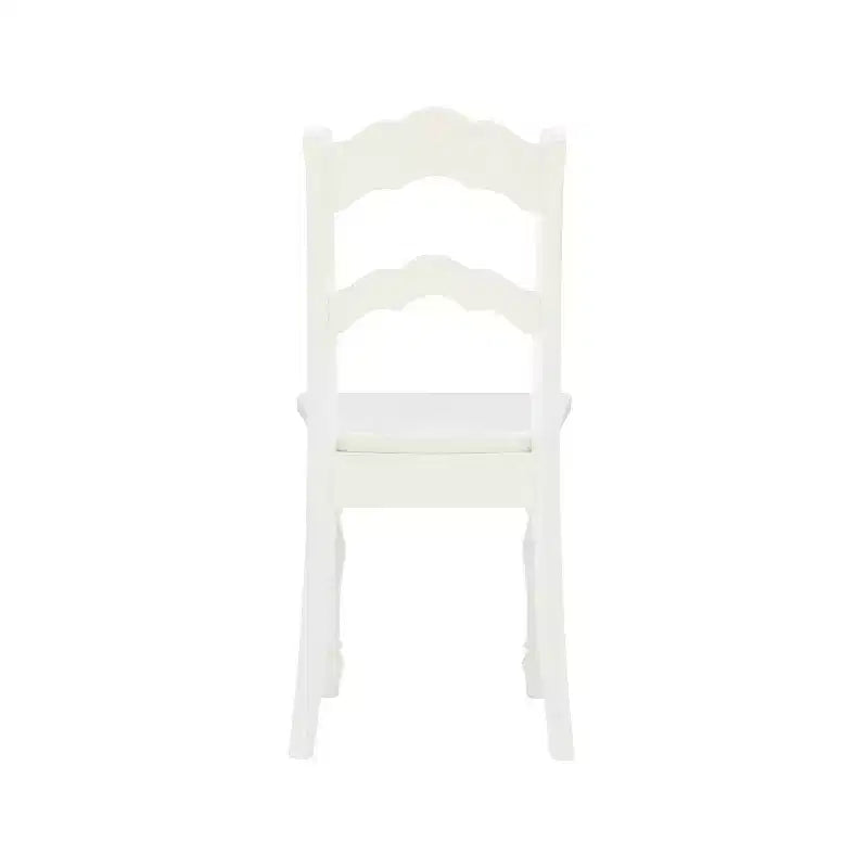 Tavolo per bambini e 2 sedie in legno massello moderni con finitura color vaniglia Londyn - Powell