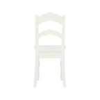 Tavolo per bambini e 2 sedie in legno massello moderni con finitura color vaniglia Londyn - Powell