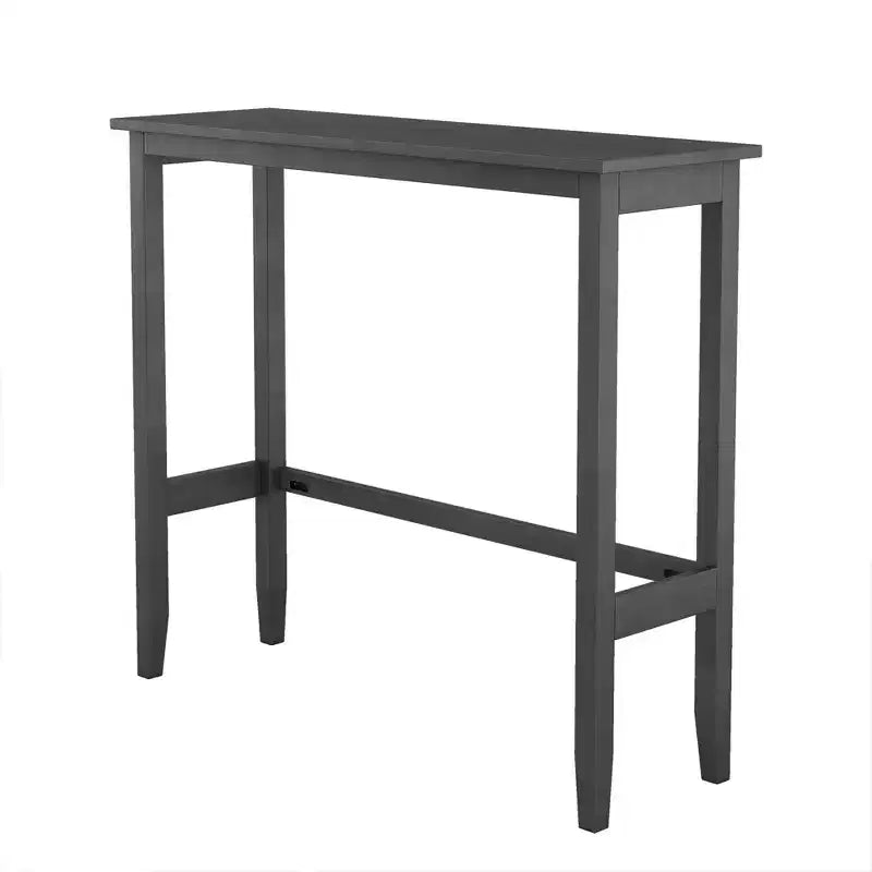 Set tavolo da pranzo rettangolare in legno stile rustico Farmhouse 47.5, altezza bancone, angolo colazione in cucina con 2 sedie per piccoli spazi - ModernLuxe
