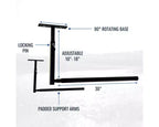 StoreYourBoard Hi-Port 2 | Portacanoa Regolabile da Soffitto | Singolo | Capacità 34 kg